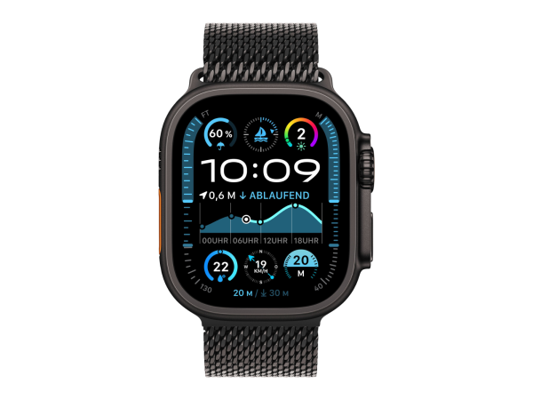 Apple Watch Ultra 2 2024 Titangehause 49mm GPS Cellular Milanaise Armband